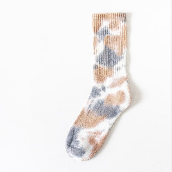 Women's Fashion Simple Tie-Dye Tube Socks