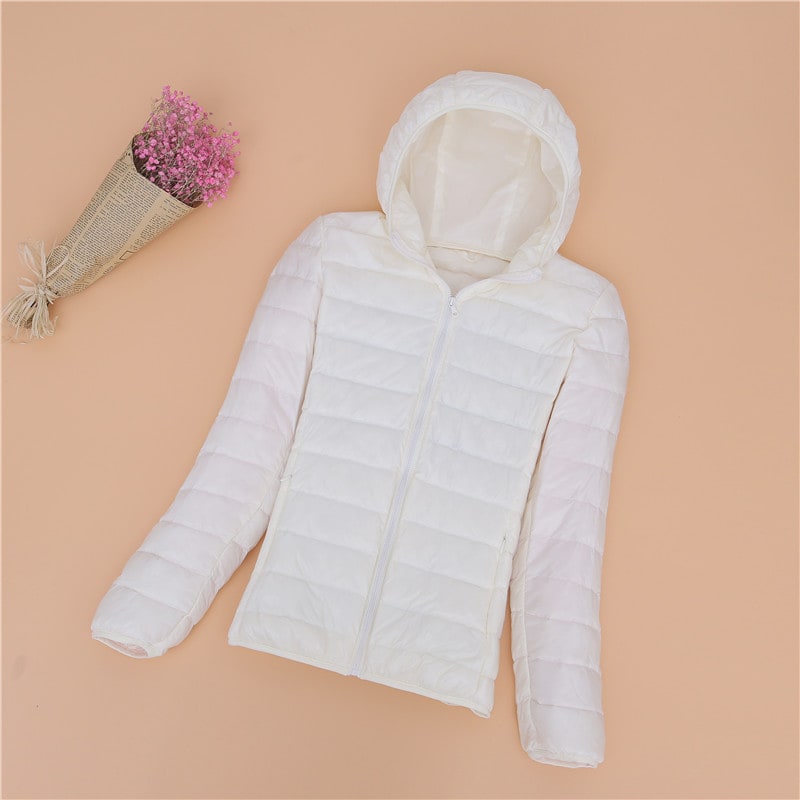 Loose Jacket Plus Fat Plus Size Light And Thin Down Jacket Women Short Short Fat Sister Catty Fat Mm Special Mother Thin view 17