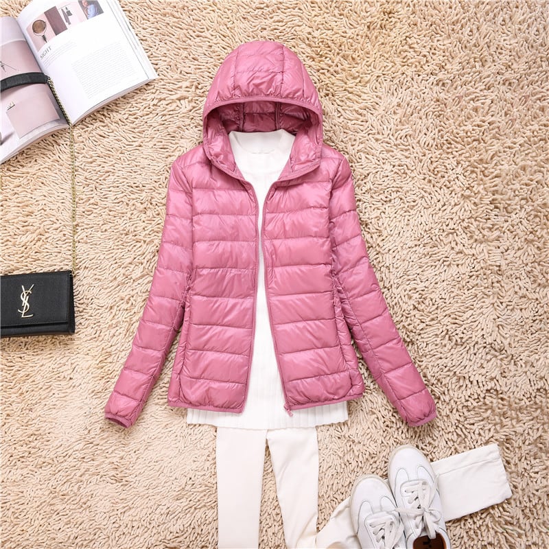 Loose Jacket Plus Fat Plus Size Light And Thin Down Jacket Women Short Short Fat Sister Catty Fat Mm Special Mother Thin view 25