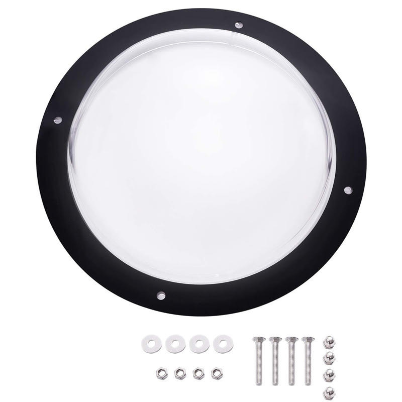 Acrylic Window Transparent Semi-circular Cover Pet Fence Window view 5