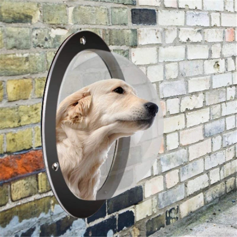 Acrylic Window Transparent Semi-circular Cover Pet Fence Window view 4
