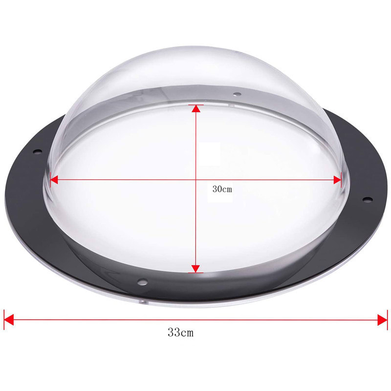 Acrylic Window Transparent Semi-circular Cover Pet Fence Window view 3