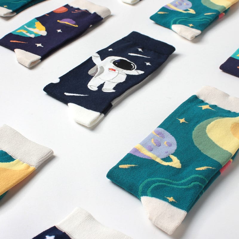 In-tube Socks Outer Space Series Cotton Socks view 5