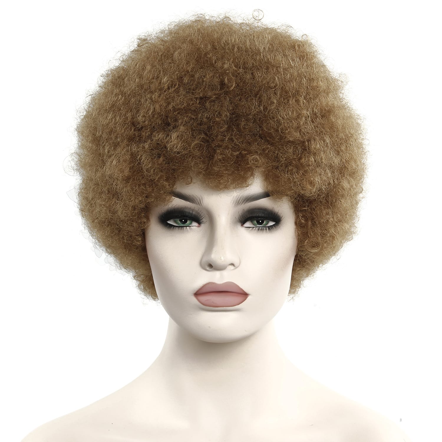 African Curly Hair 6 Inch Short Exploded Headgear view 2