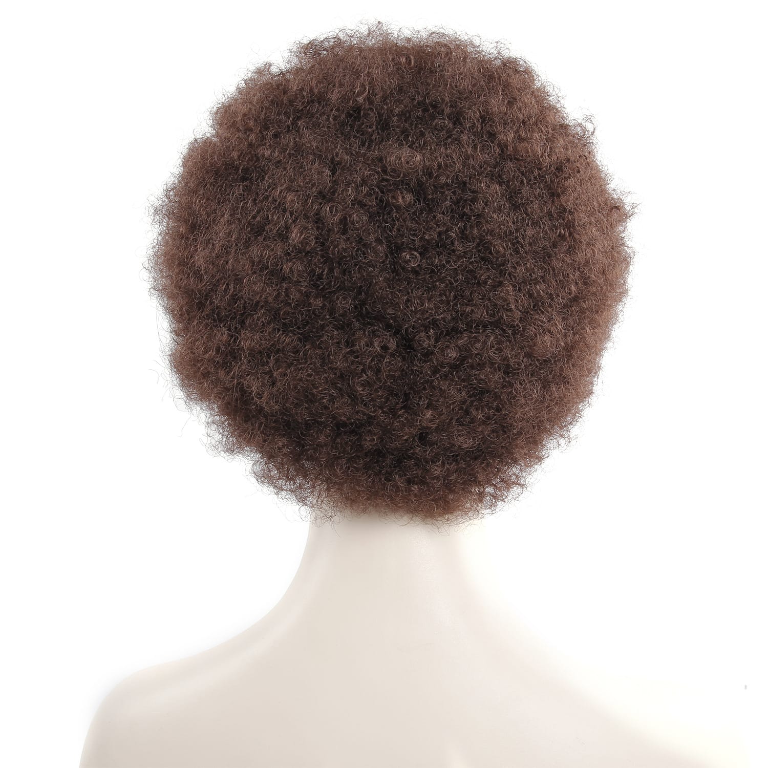 African Curly Hair 6 Inch Short Exploded Headgear view 4