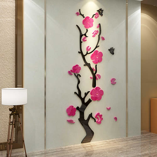 Plum Blossom Porch Decoration Wall Stickers view 4