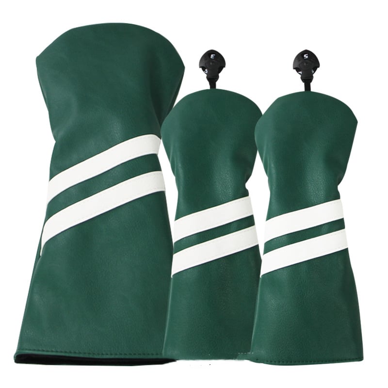 New Wood Club Cover Double Stripe Wood Club Head Cover Club