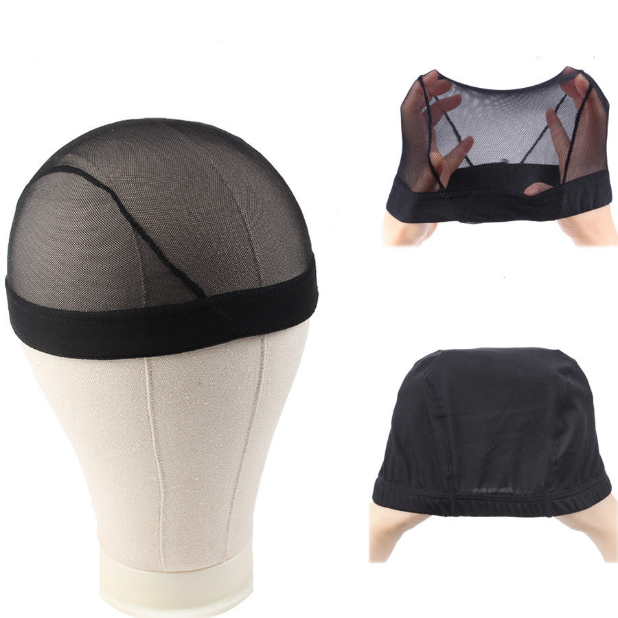 Wig High Elastic Net Cap Wig Accessories Black Net Cap view 2
