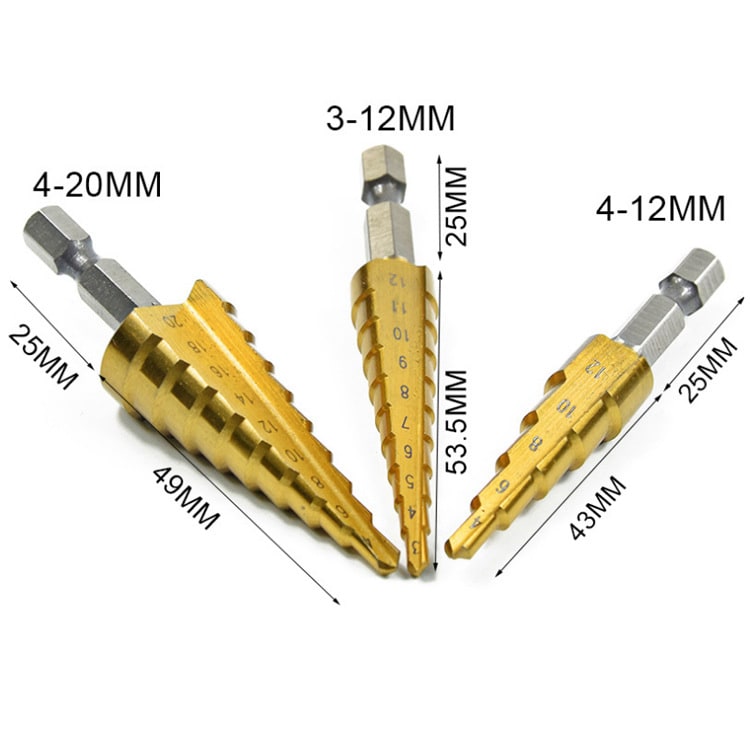 Step Drill Pagoda Drill Step High Speed Steel Drill Bit view 5