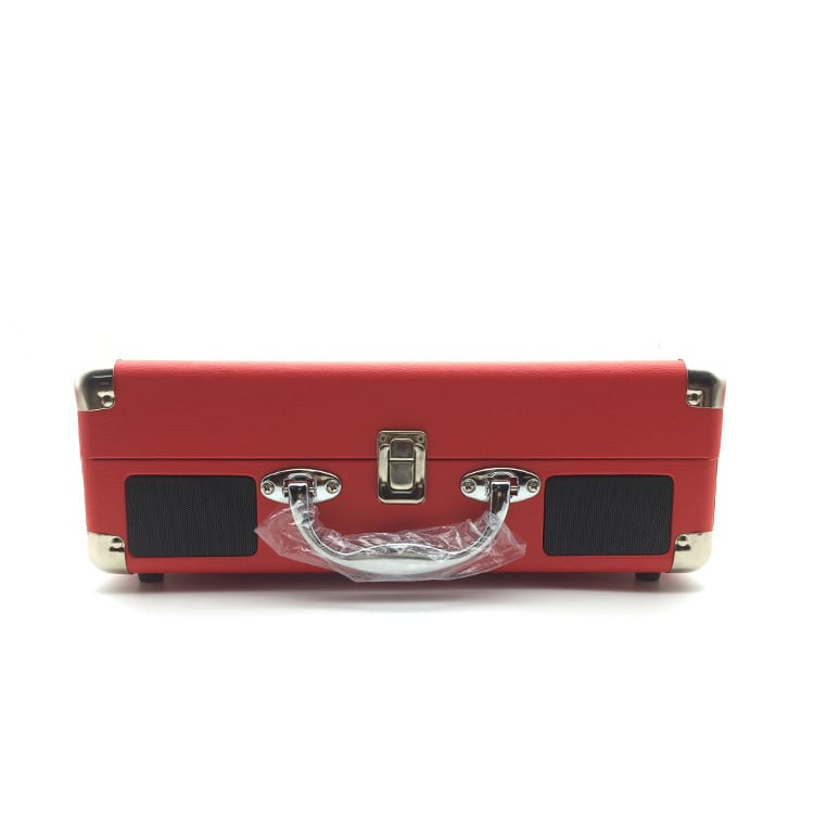 Portable Vinyl Record Player Retro Phonograph Creative Retro Bluetooth Speaker European Style Leather Case Record Player view 2