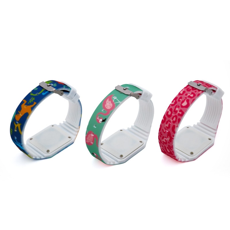 Kids Watch Fashion Elementary School Multifunction Watch Alarm Clock Light Silicone Strap view 2