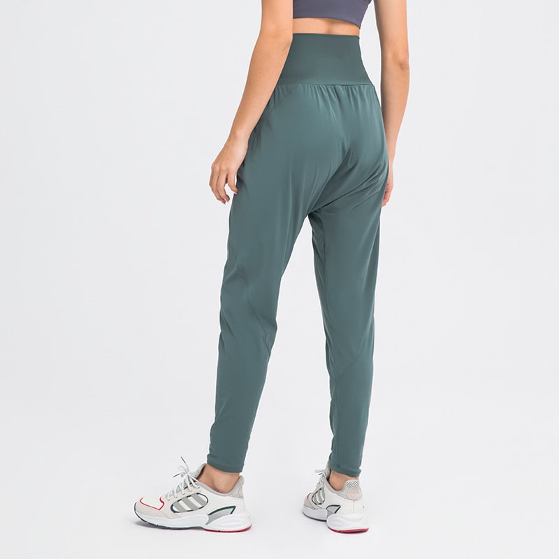 Summer New Outdoor Sports Running Fitness Yoga Pants Lightweight Casual Stretch Nine-Point Harlan Carrot Pants Women view 7