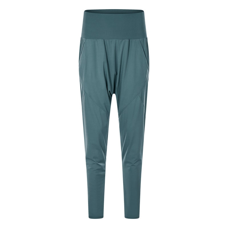 Summer New Outdoor Sports Running Fitness Yoga Pants Lightweight Casual Stretch Nine-Point Harlan Carrot Pants Women view 5