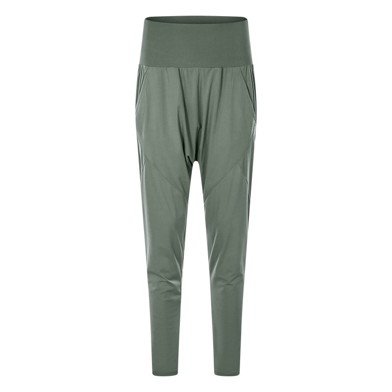 Summer New Outdoor Sports Running Fitness Yoga Pants Lightweight Casual Stretch Nine-Point Harlan Carrot Pants Women view 4