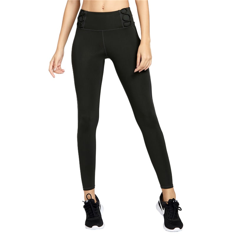 Yoga Fitness Pants Women'S Tight-Fitting Stretch Quick-Drying Trousers Outer Wear Running Training High Waist Abdomen Exercise Foot Pants Summer view 2