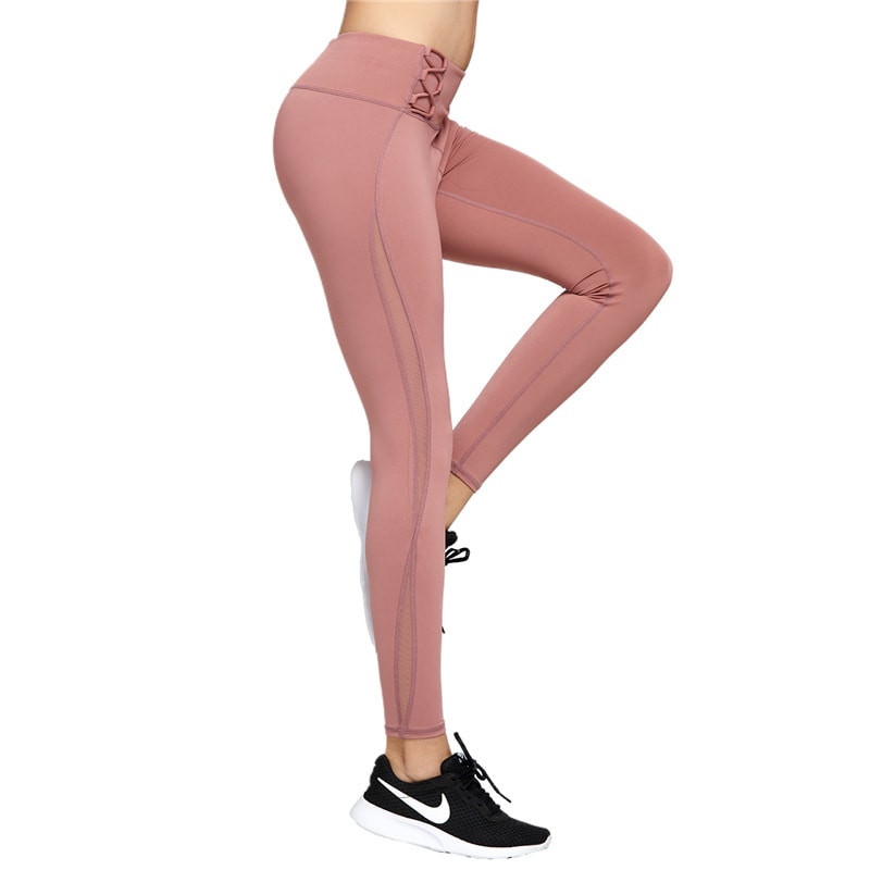 Yoga Fitness Pants Women'S Tight-Fitting Stretch Quick-Drying Trousers Outer Wear Running Training High Waist Abdomen Exercise Foot Pants Summer view 3