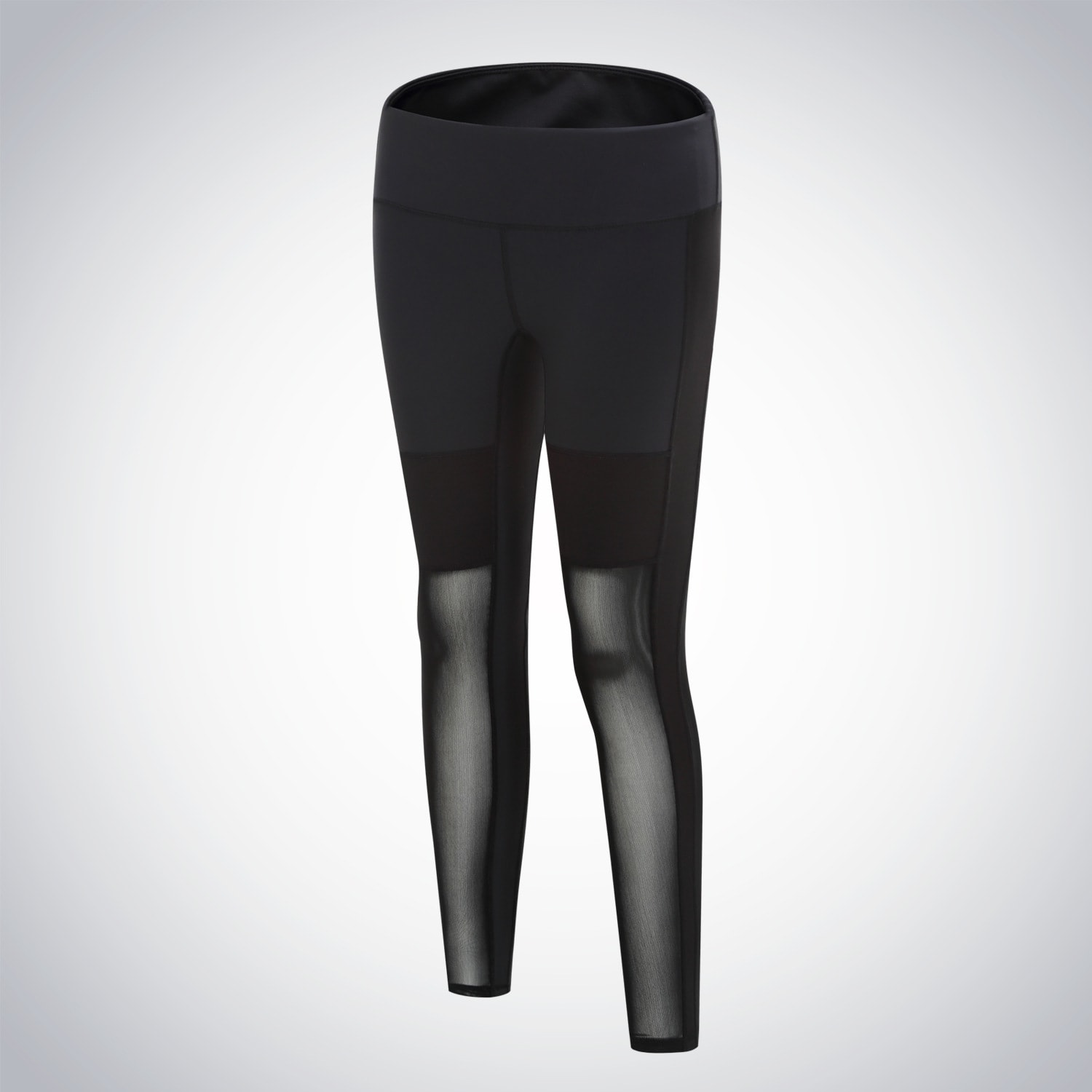 Autumn Yoga Pants Women Outdoor Running Ladies Sports Tights Sexy Mesh Stitching Stovepipe Hip Pants view 3