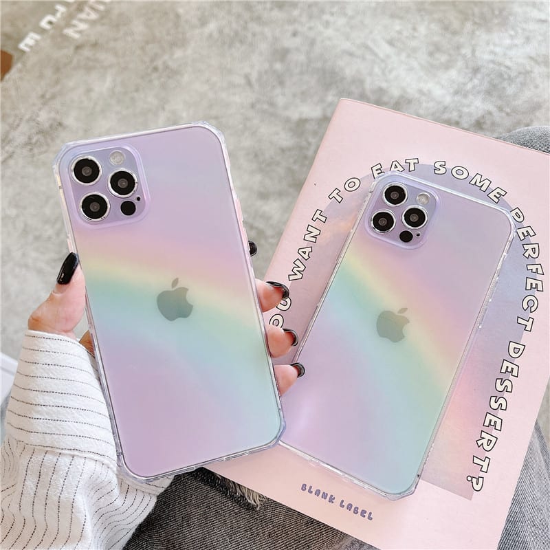 Fresh Rainbow Apple 11  12 Promax Phone Case view 2