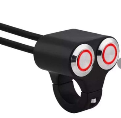 Motorcycle Switch Angel Eyes With Light Switch Self-Locking Switch Without Lock Switch Fog Light Switch Cross-Border E-Commerce Switch view 5