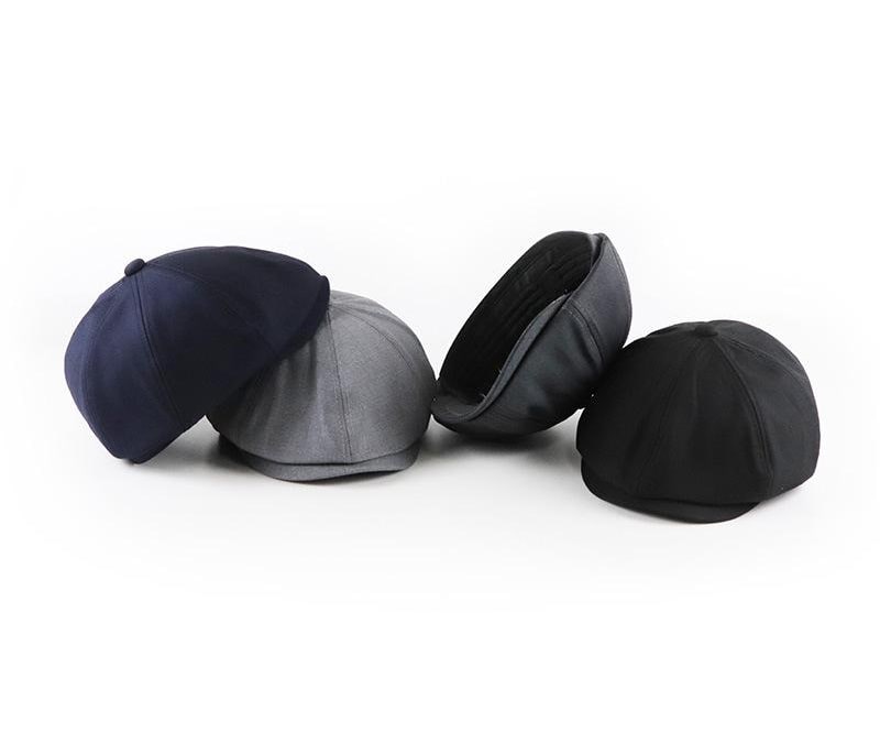 Men's And Women's Solid Color Retro Beret view 7