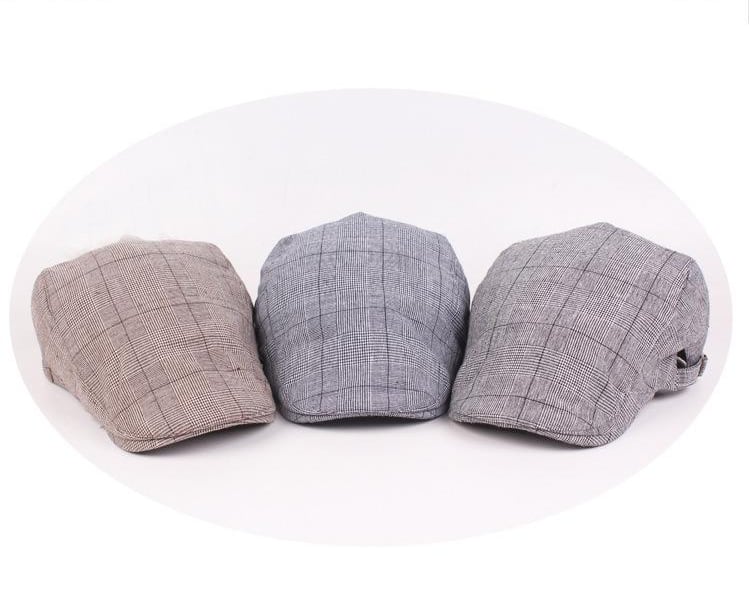 Comfortable And Fashionable Sunscreen Check Beret view 3