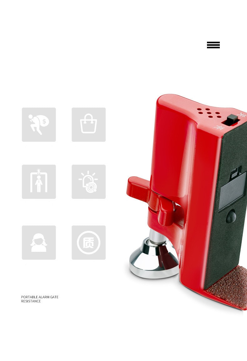 Door Stopper, Top Door, Hotel Safety, Living Alone, Home Blocking, Door Blocking, Door Blocking, Anti-Theft Alarm, Portable Overseas view 2