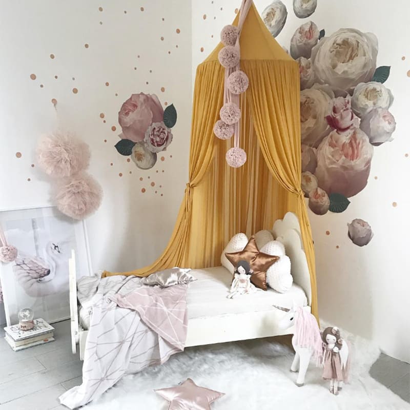 Children's Tent Chiffon Mosquito Net Baby Dome Tent Bed Curtain view 6