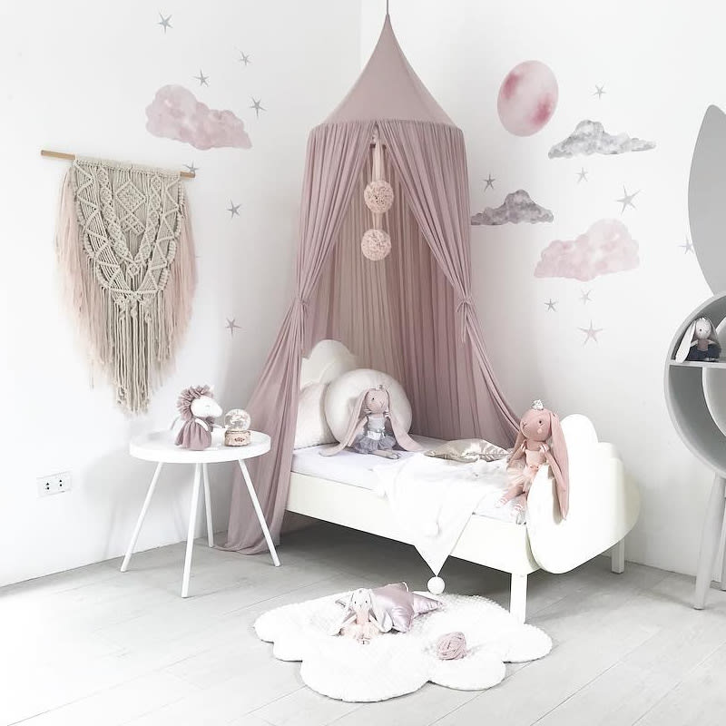 Children's Tent Chiffon Mosquito Net Baby Dome Tent Bed Curtain view 2