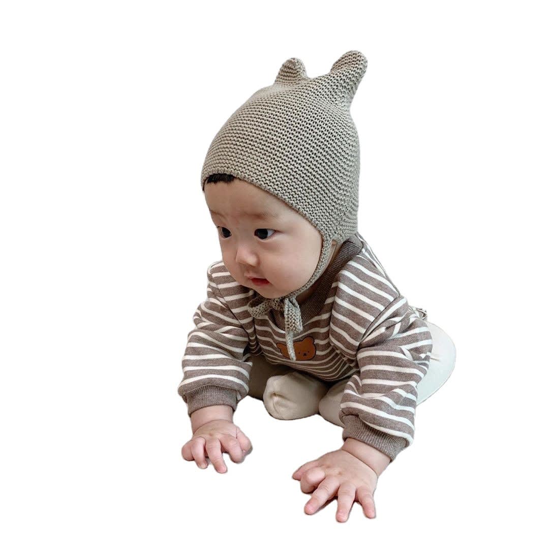 Baby Hat Korean Style Same Style Children'S Wool Hat Four-Color view 3