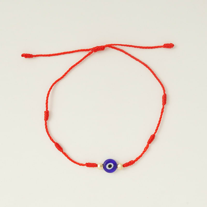 New 7-knot Evil Eye Bracelet 6 Pack Blue Eye Paper Card Bracelet Braided Adjustable Bracelet view 15
