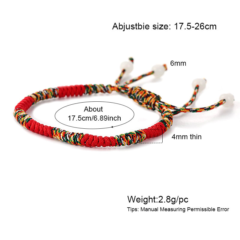 New 7-knot Evil Eye Bracelet 6 Pack Blue Eye Paper Card Bracelet Braided Adjustable Bracelet view 14