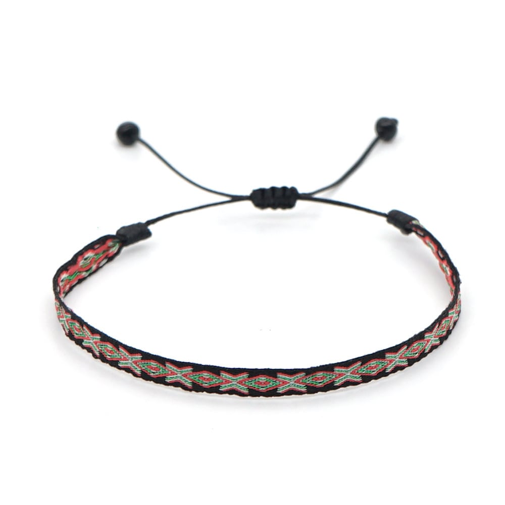 Kkbead Spanish Vintage Bohemian Style Nepal Ethnic Style Hand-Woven Webbing view 19