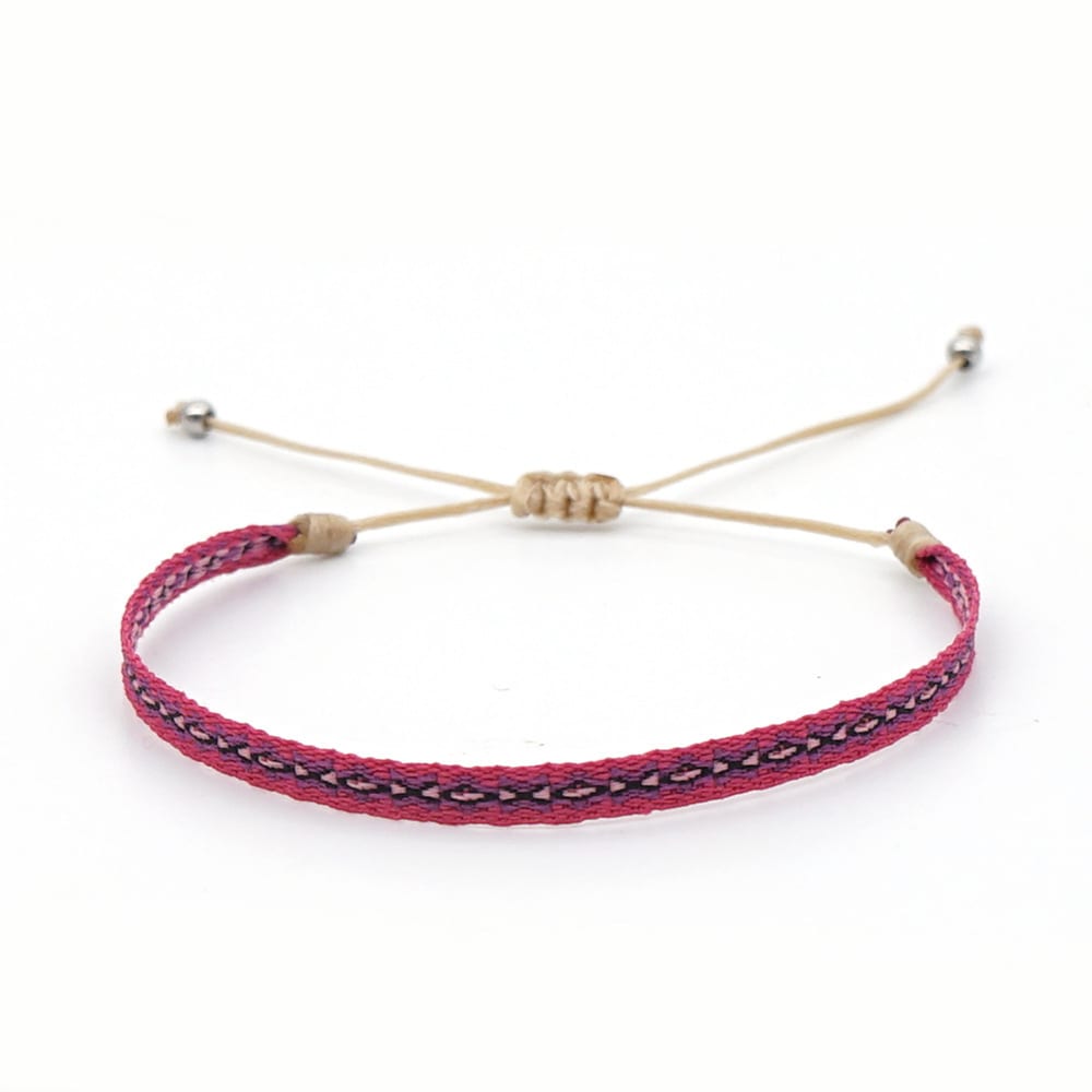 Kkbead Spanish Vintage Bohemian Style Nepal Ethnic Style Hand-Woven Webbing view 5