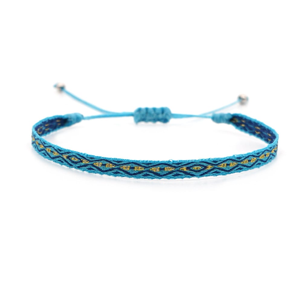 Kkbead Spanish Vintage Bohemian Style Nepal Ethnic Style Hand-Woven Webbing view 13