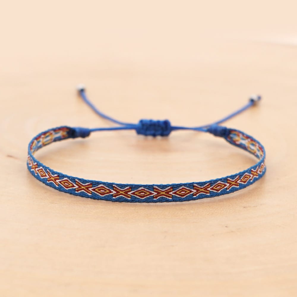 Kkbead Spanish Vintage Bohemian Style Nepal Ethnic Style Hand-Woven Webbing view 2