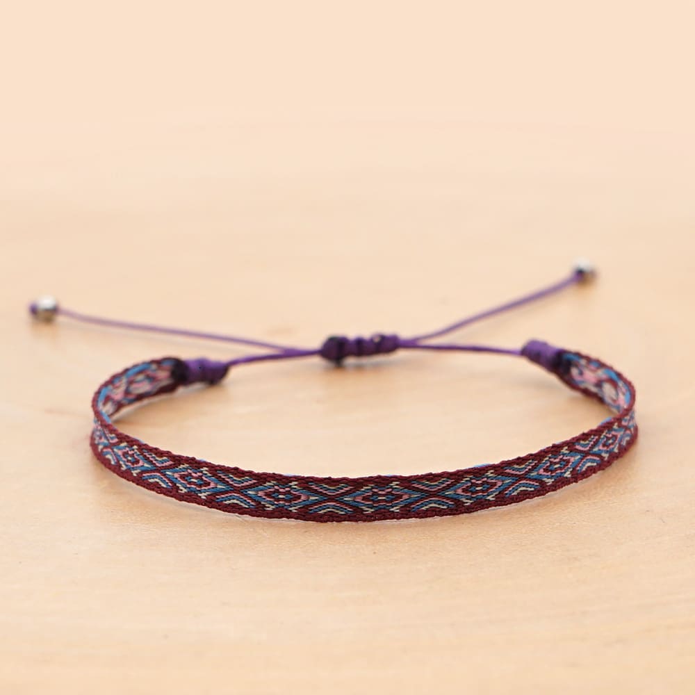 Kkbead Spanish Vintage Bohemian Style Nepal Ethnic Style Hand-Woven Webbing view 20