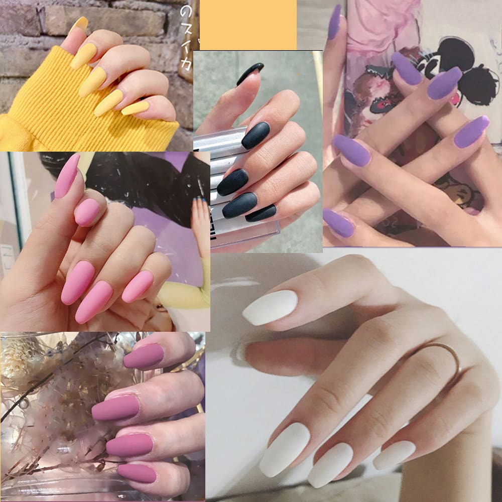 Fake Nails Wear Nails Autumn And Winter Frosted Personality Waterproof Ballet Nails view 5