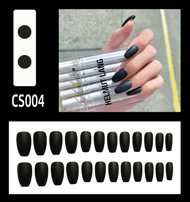 Fake Nails Wear Nails Autumn And Winter Frosted Personality Waterproof Ballet Nails view 3