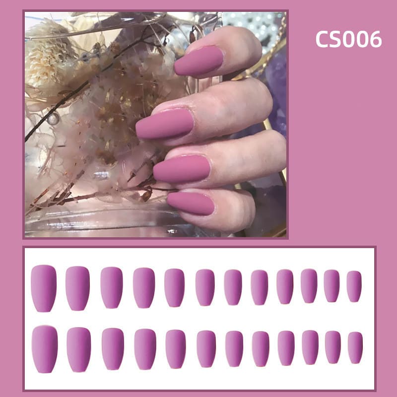 Fake Nails Wear Nails Autumn And Winter Frosted Personality Waterproof Ballet Nails view 6