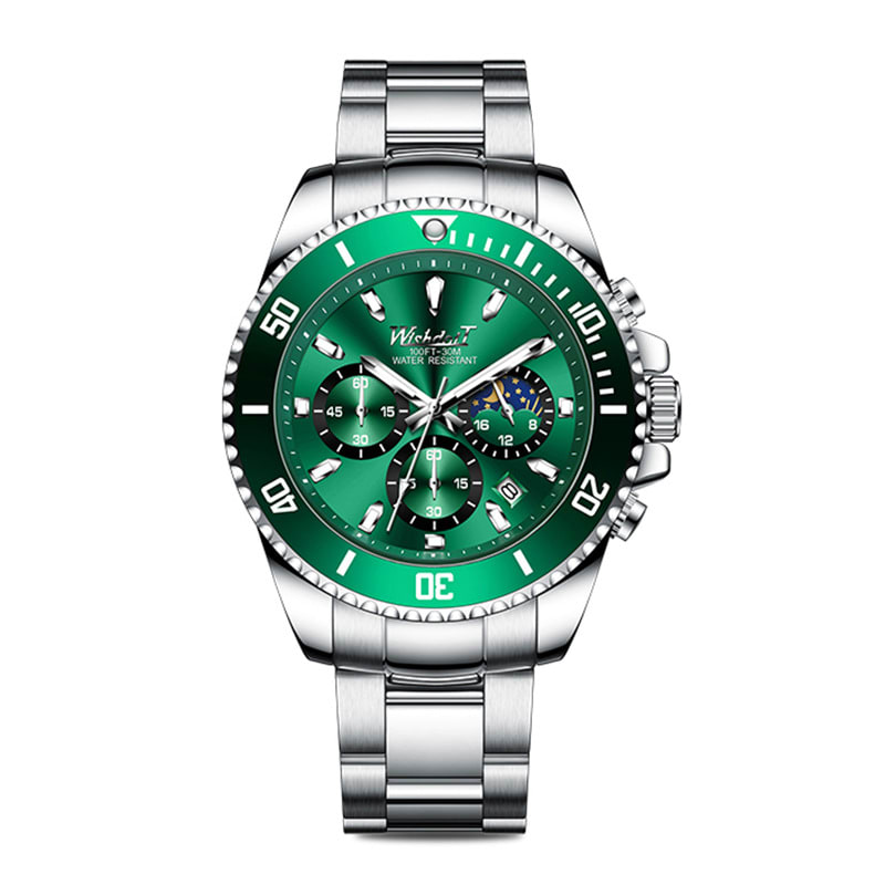 Fashion Tide Green Water Ghost Waterproof Luminous Men'S Watch view 2