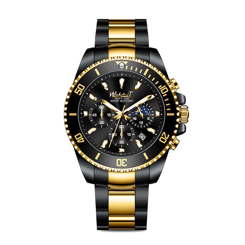 Fashion Tide Green Water Ghost Waterproof Luminous Men'S Watch view 3