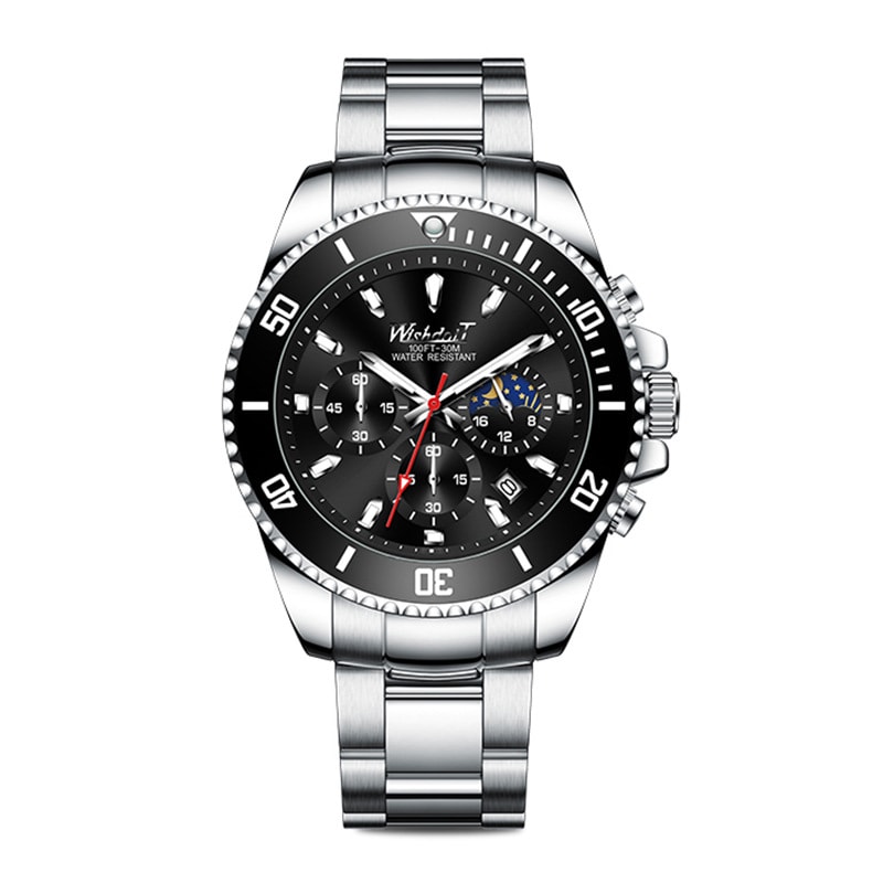 Fashion Tide Green Water Ghost Waterproof Luminous Men'S Watch view 5