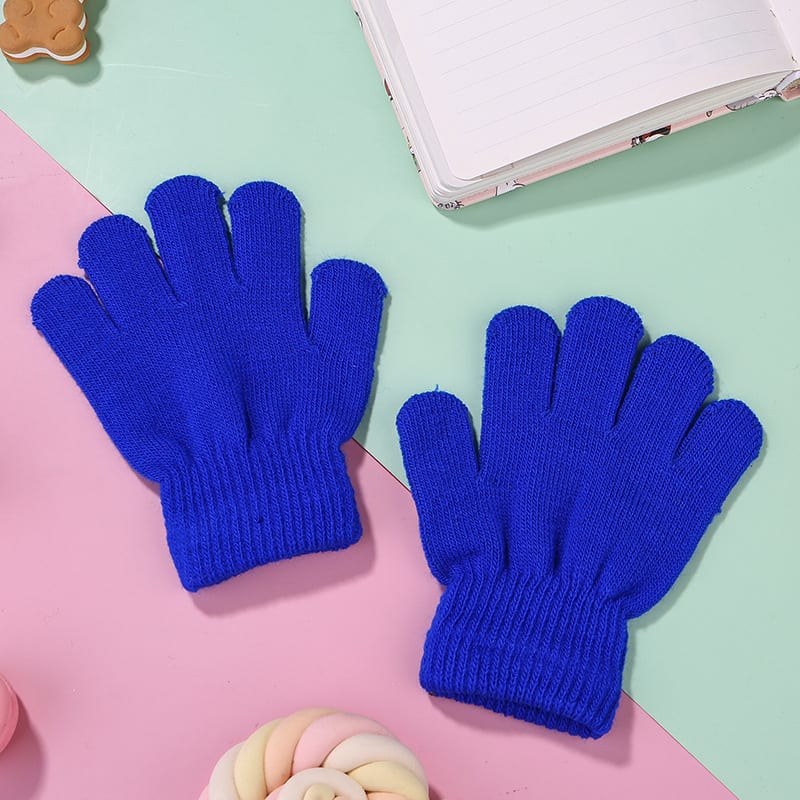 Cold And Warm Acrylic Children's Cycling Gloves view 5