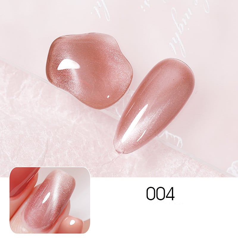 Ice-through Jade Nude Powder Dirty Purple Nail Polish view 5