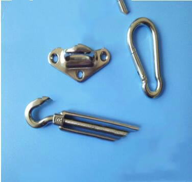 8Pcs Stainless Steel Sun Sail Shade Shade Canopy Fixing Fittings Accessory Kit Safety Sun Canopy Fixing Fittings view 5