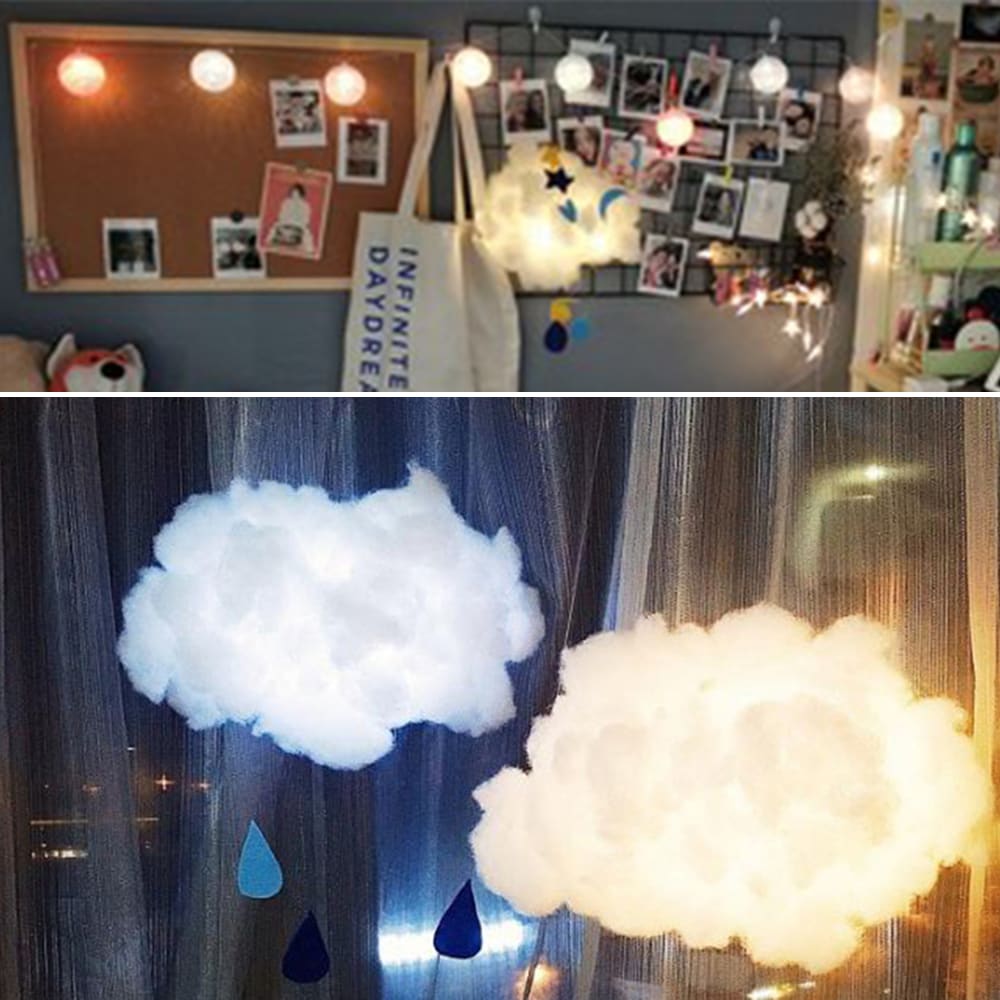 Ma Lang Creative Dream Catcher Cloud Light Diy Material Package Ins Wind Decoration Girl Heart Decoration Ornaments Dream Catcher view 3