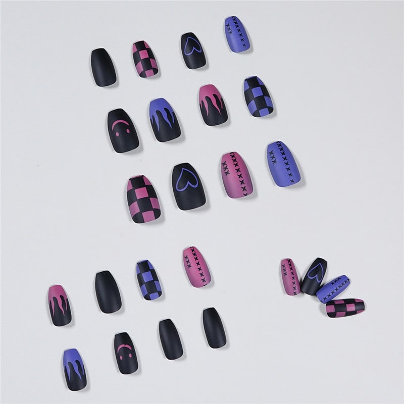Mandarin Duck Flame Cool Play Wearing Nail Finished Nail Patch view 3