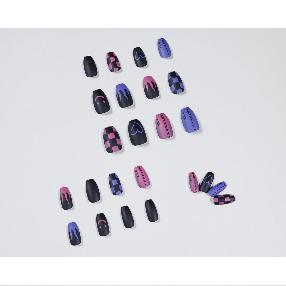 Mandarin Duck Flame Cool Play Wearing Nail Finished Nail Patch view 5