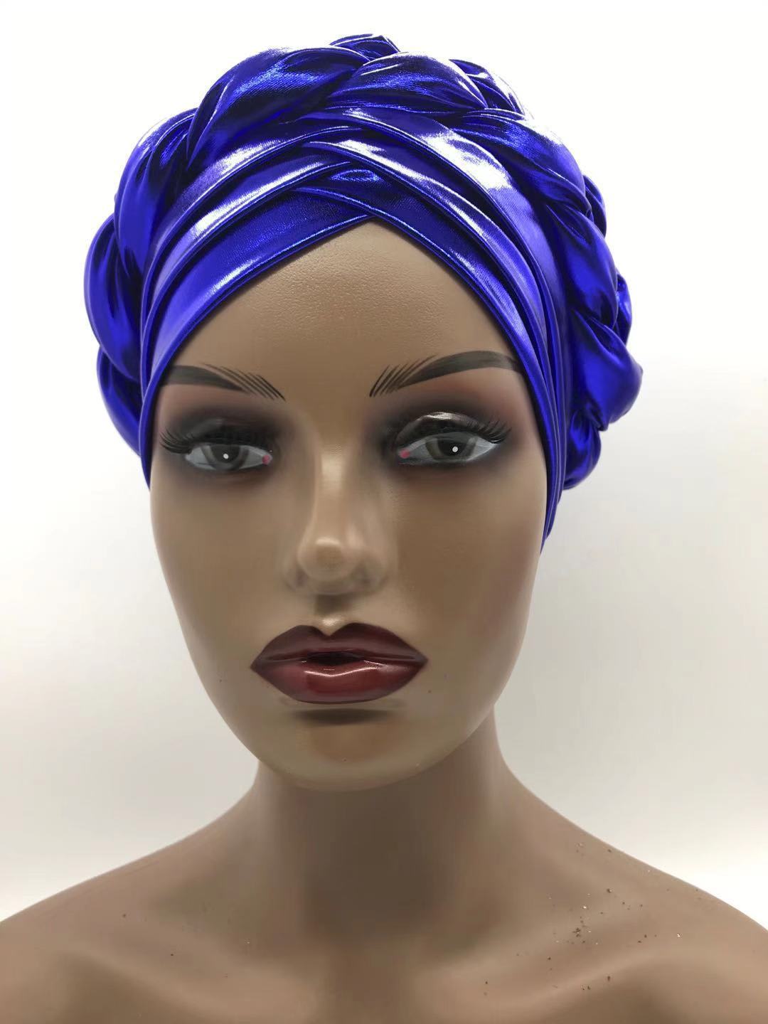 Three-Layer Brim Milk Silk Bronzing Braid Head view 4