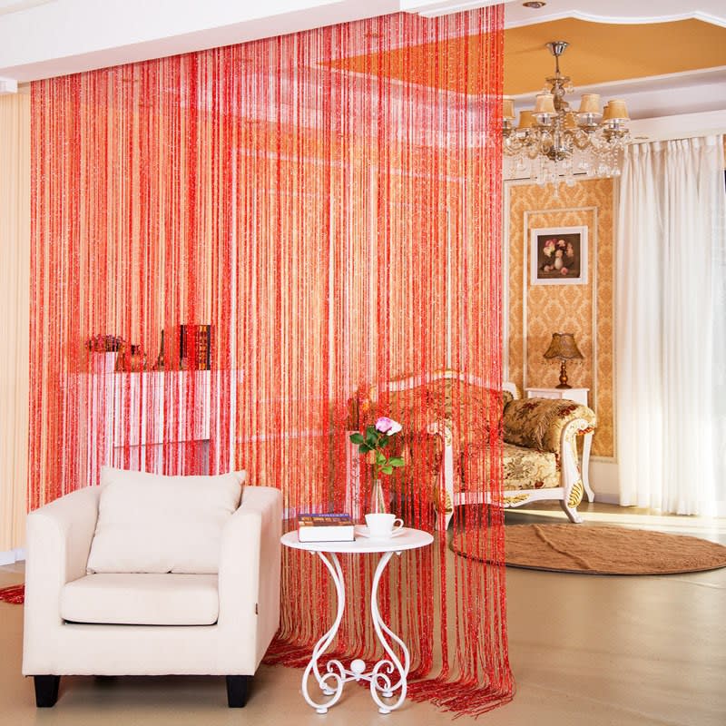 Door Curtain Dilver Thread Curtain Partition Curtain Hanging Curtain Window Screen view 2